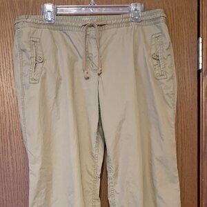 J Crew Women's Weathered Baggy Chino Pants Size 14